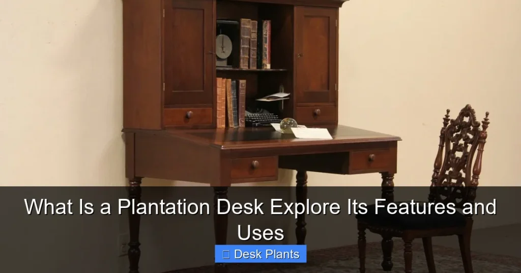 What Is a Plantation Desk Explore Its Features and Uses