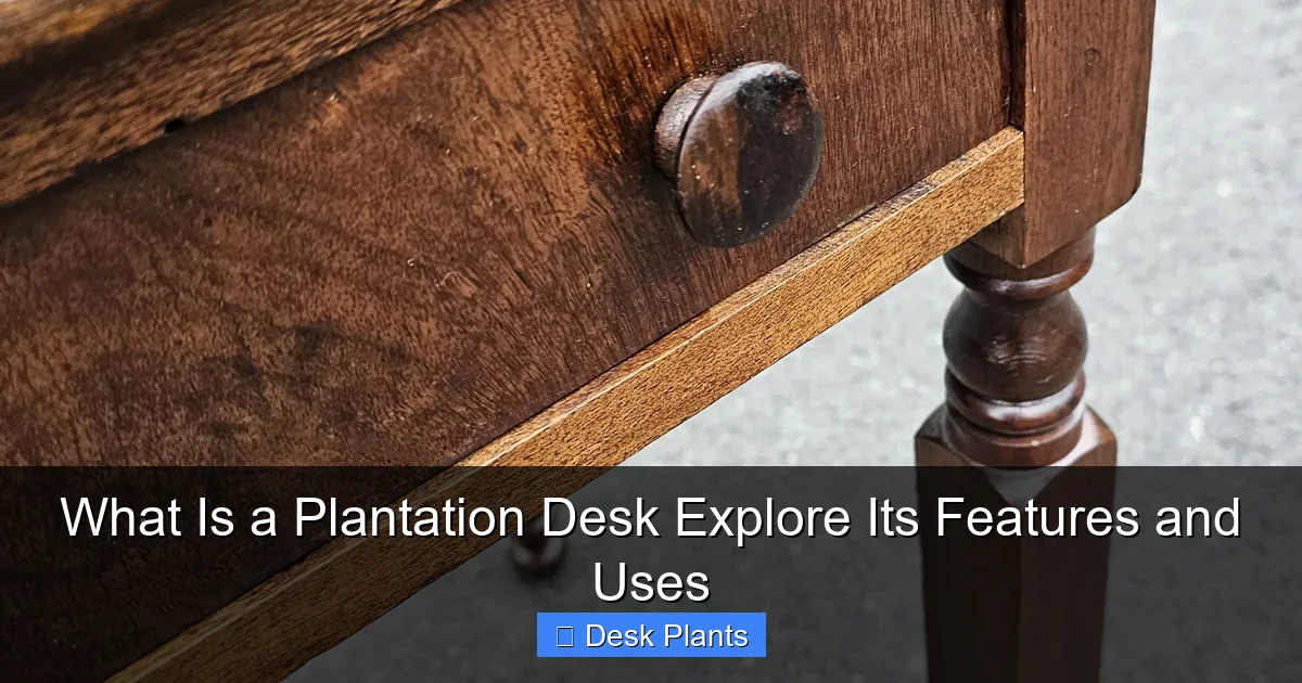 What Is a Plantation Desk Explore Its Features and Uses
