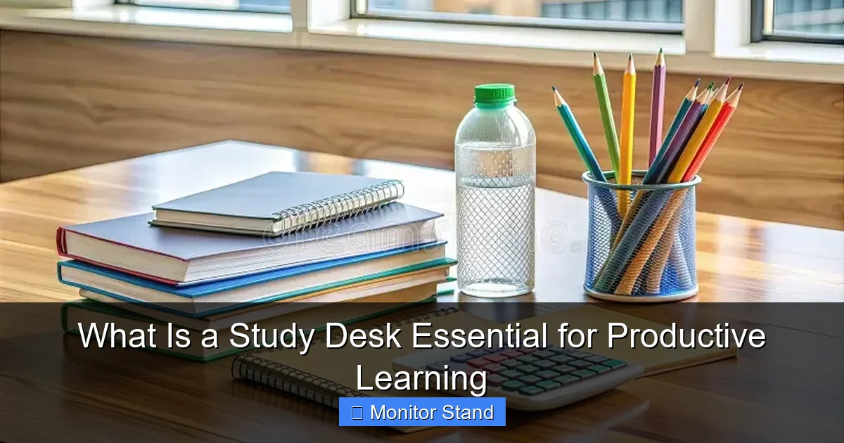 What Is a Study Desk Essential for Productive Learning