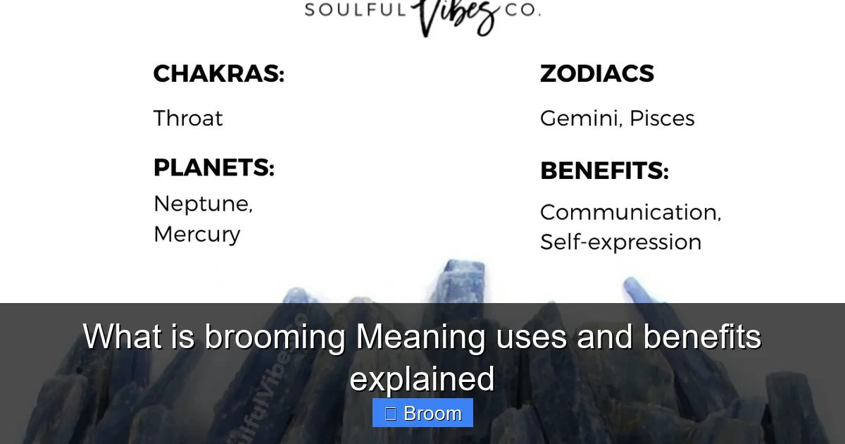 What is brooming Meaning uses and benefits explained