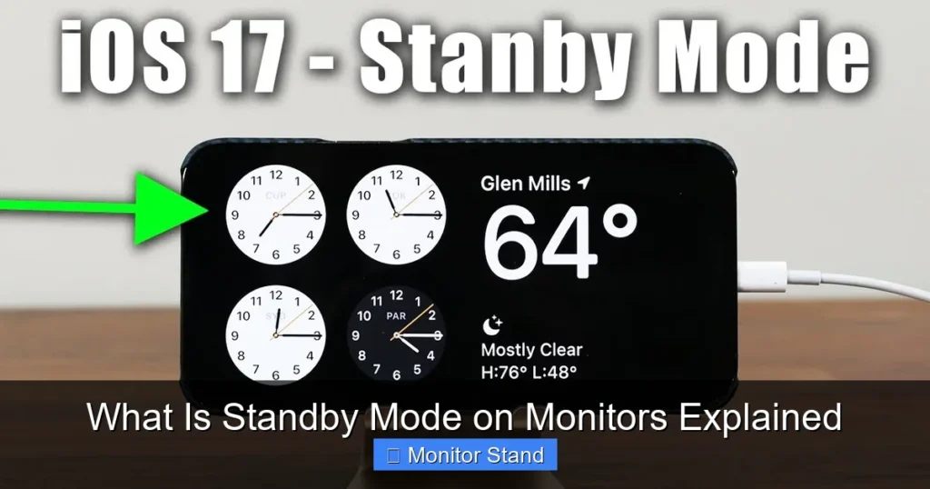 What Is Standby Mode on Monitors Explained
