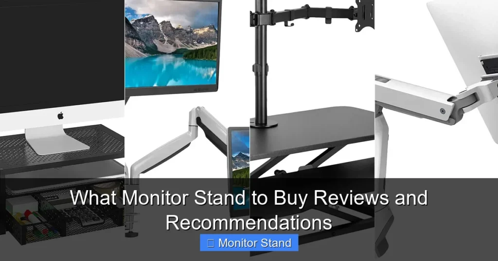 What Monitor Stand to Buy Reviews and Recommendations