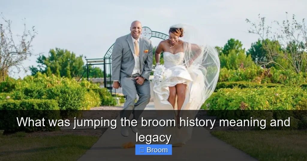 What was jumping the broom history meaning and legacy