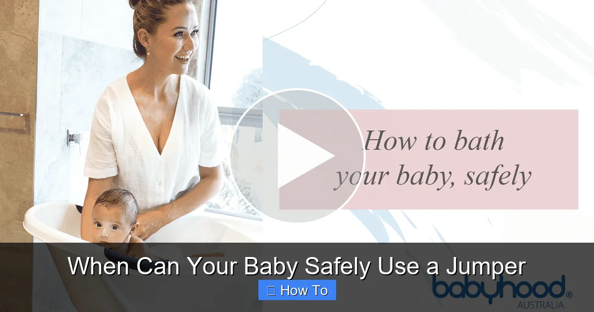 When Can Your Baby Safely Use a Jumper