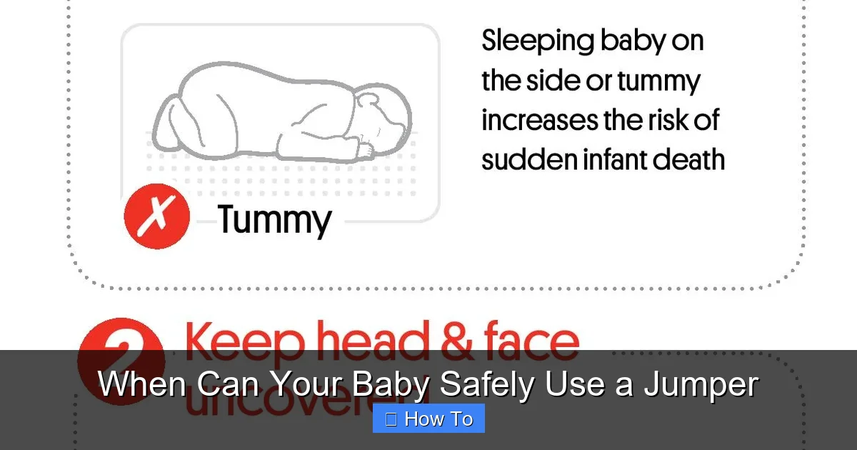 When Can Your Baby Safely Use a Jumper