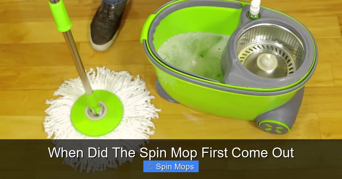 When Did The Spin Mop First Come Out