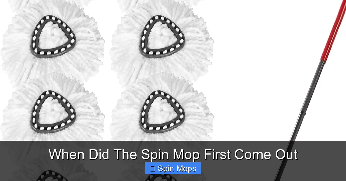 When Did The Spin Mop First Come Out