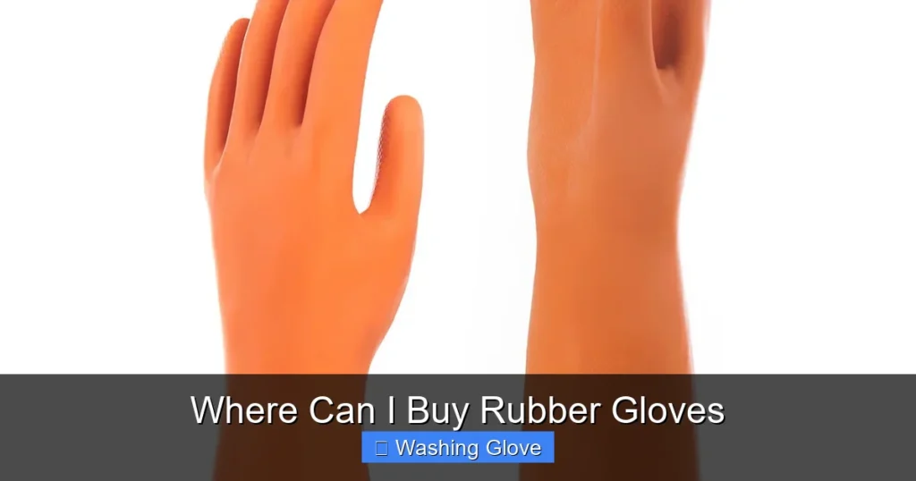 Where Can I Buy Rubber Gloves