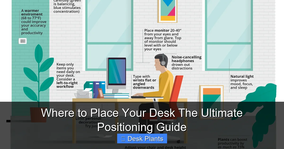 Where to Place Your Desk The Ultimate Positioning Guide