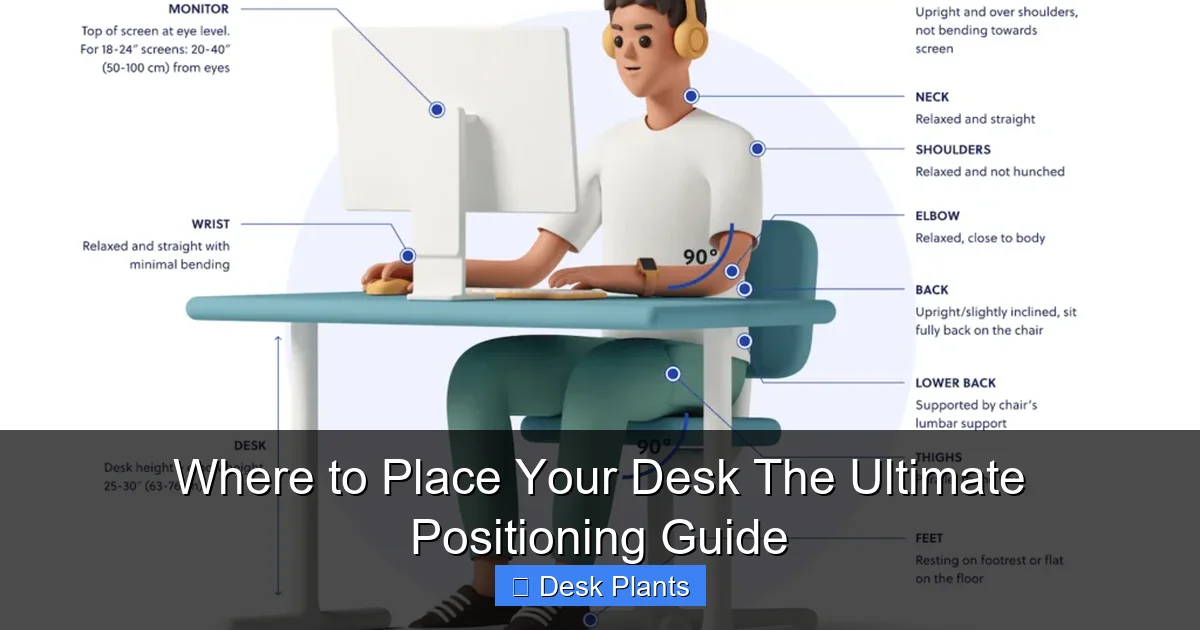 Where to Place Your Desk The Ultimate Positioning Guide