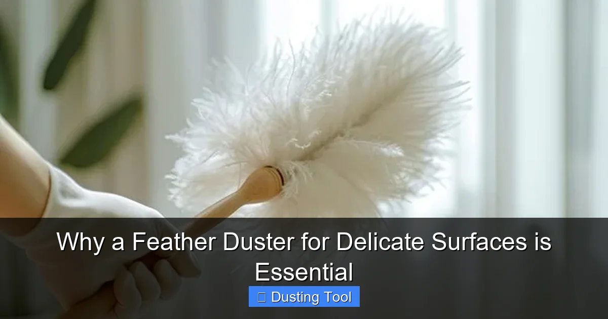 Why a Feather Duster for Delicate Surfaces is Essential