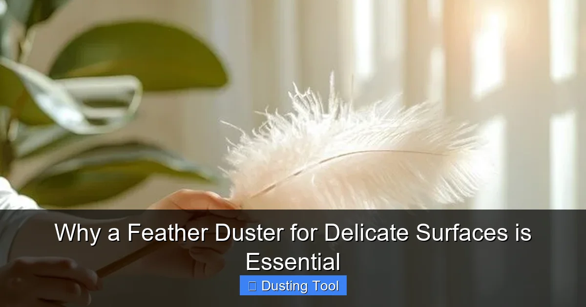 Why a Feather Duster for Delicate Surfaces is Essential