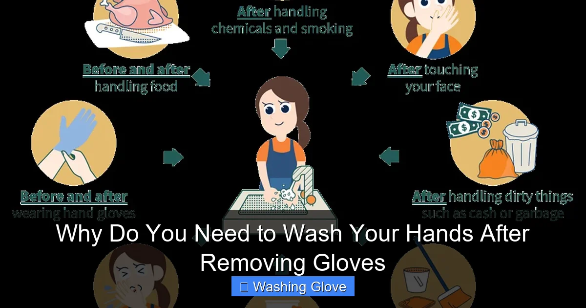 Why Do You Need to Wash Your Hands After Removing Gloves