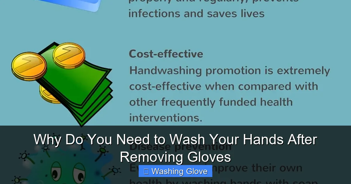 Why Do You Need to Wash Your Hands After Removing Gloves