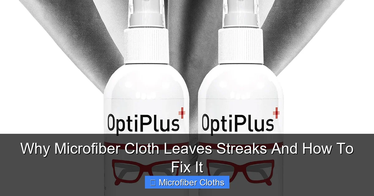 Why Microfiber Cloth Leaves Streaks And How To Fix It