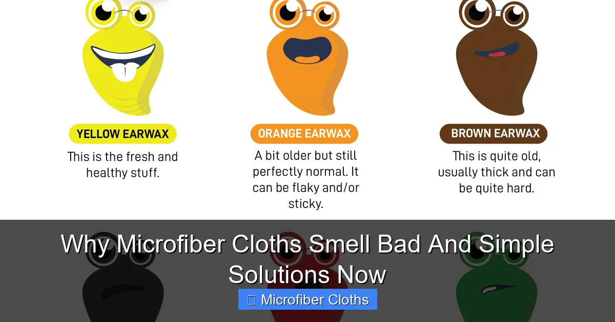 Why Microfiber Cloths Smell Bad And Simple Solutions Now