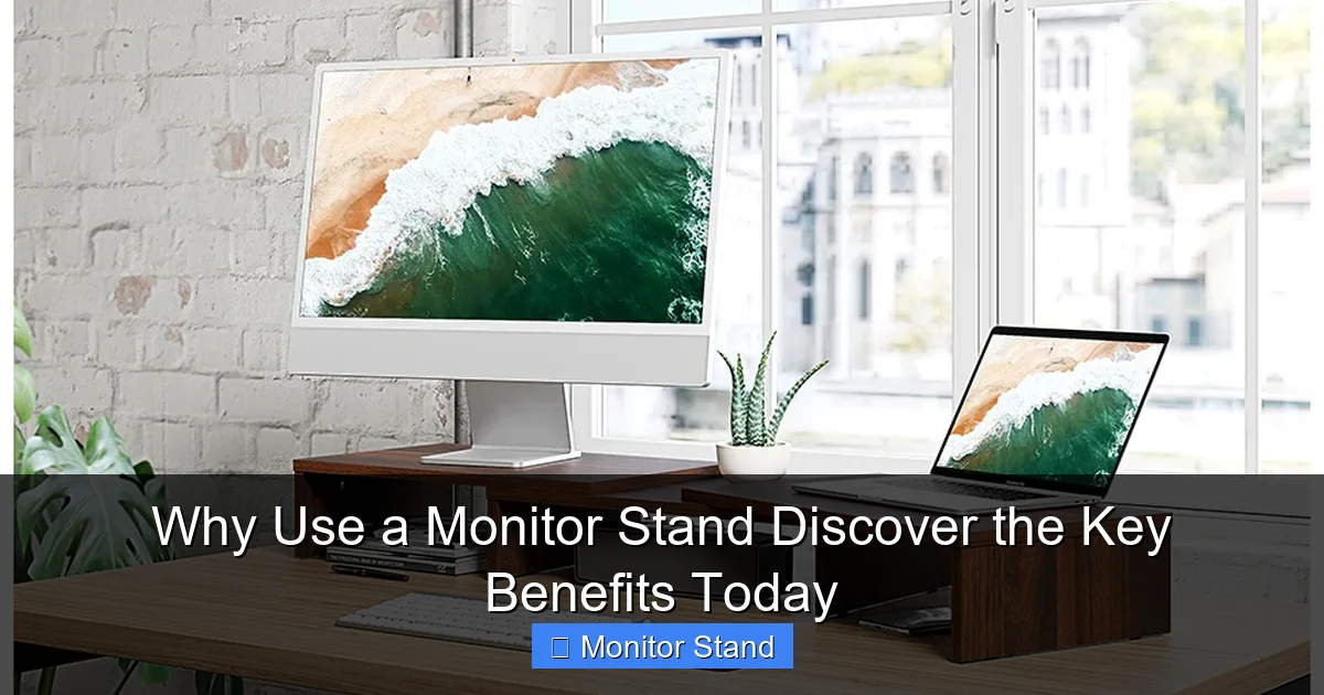 Why Use a Monitor Stand Discover the Key Benefits Today