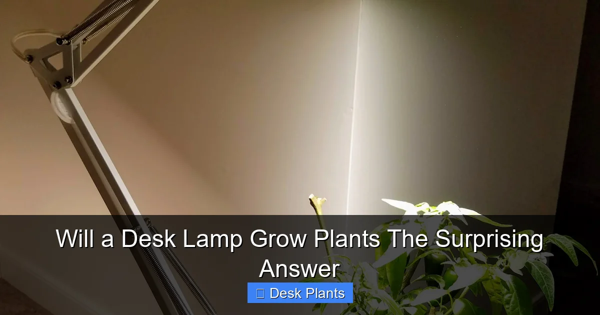 Will a Desk Lamp Grow Plants The Surprising Answer