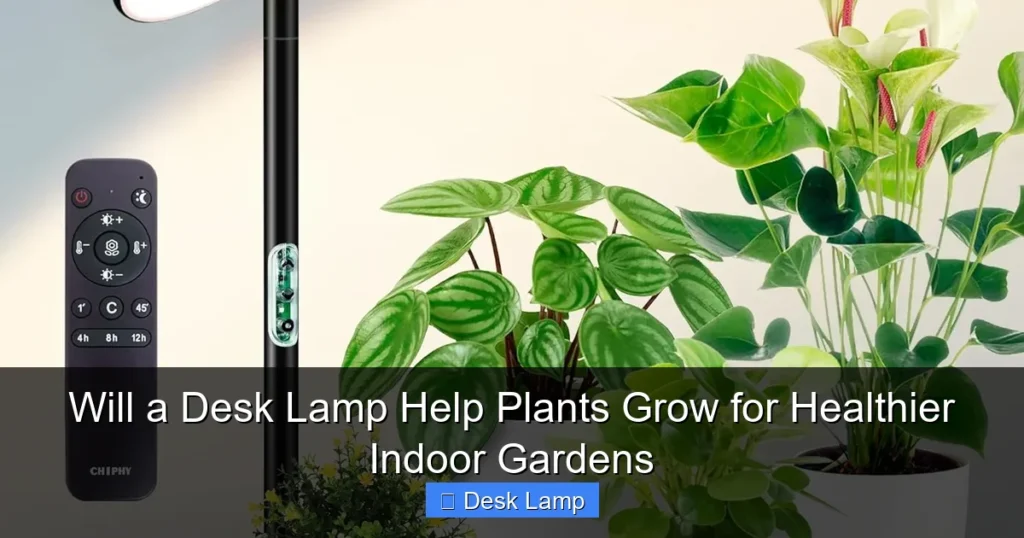 Will a Desk Lamp Help Plants Grow for Healthier Indoor Gardens