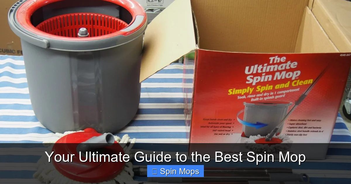Your Ultimate Guide to the Best Spin Mop